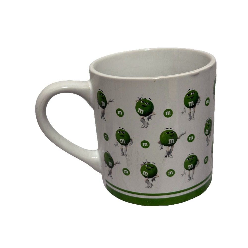 Green M&M Candy M & M Coffee Mug Cup‎ Officially Licensed Collectible 2018
